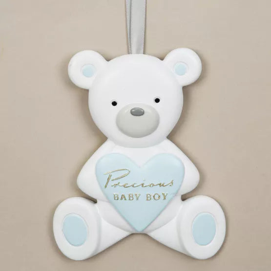 Resin Relief Plaque Precious Baby Boy